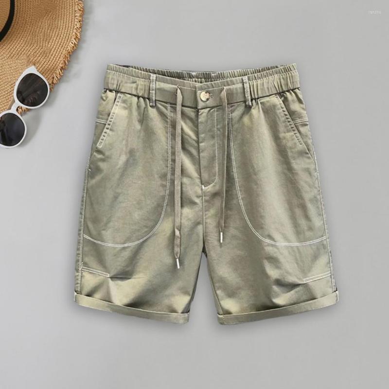 

Men's Shorts Young Men Sweatpants Breathable Casual Summer Loose Straight Cargo Male Clothing, Black