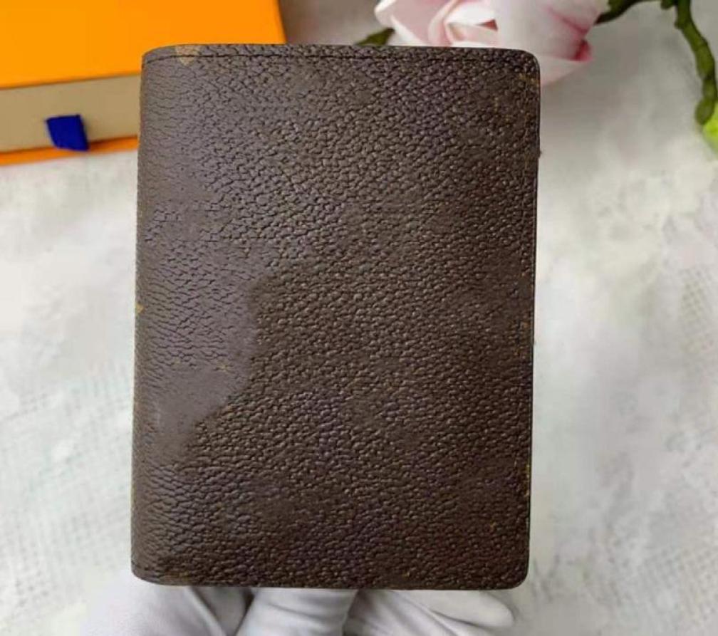 

Classic Letter Printed Short Wallet Business Casual Plaid Men039s Wallets Luxury Designer MultiCard Bit Female Coin Purse Fash7456931, Black