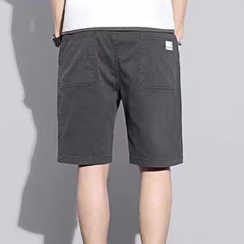 

Men's Shorts Summer Trendy Solid Color Loose Fitness Running Soft Short Pants Teenager Gym Streetwear, Black