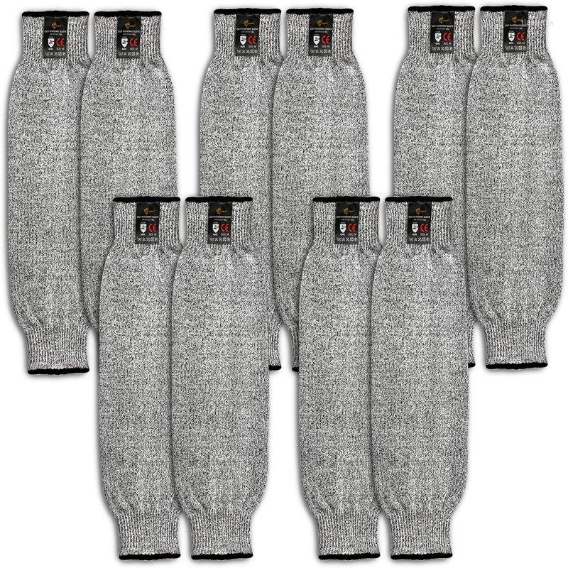 

Knee Pads 5 Pairs Cut Resistant Sleeves For Arm Work Protection (L No Thumb Hole)