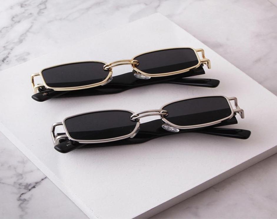 

Fashion Small Rectangle Women Sunglasses Brand Designer Vintage Square Punk Sun Glasses Men Shades UV400 Clear Eyewear3546618