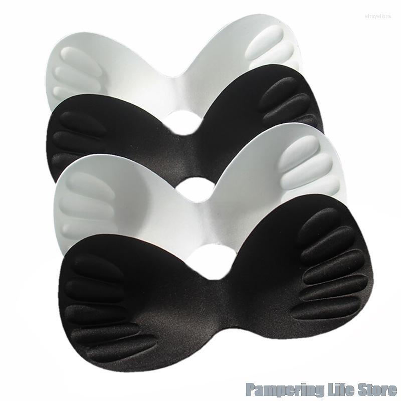 

Bras 1 Pc Bikini Bra Pads Thick Inserts Sponge Push Up Breast Removeable Padding Cups For Swimsuit Invisible Pad, Black