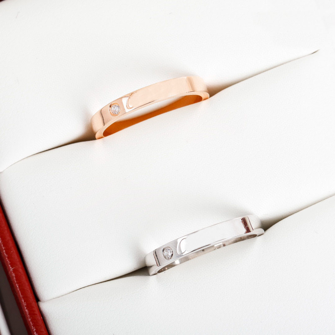 

2023 Luxury quality S925 Silver charm wedding engagement jewelry punk band ring with diamond in two colors plated have stamp box PS5172