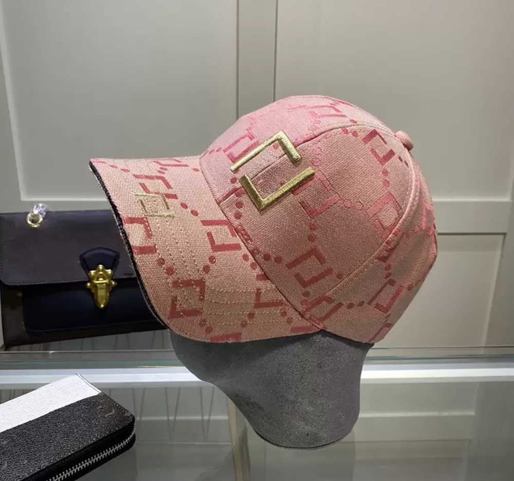 

Ball Caps Luxury Designers Hats Casual Couple Classic Sunhat Letters Caps Fashion Street Hats Bucket Bonnet For Man Woman Adjustable6666, Pink