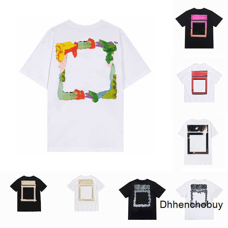 

Summer Mens Womens Designers T Shirts Loose Tees Offs Fashion Brands Tops Man S Casual Shirt Luxurys Clothing Street Shorts Sleeve Clothes Polos Tshirts GWG7