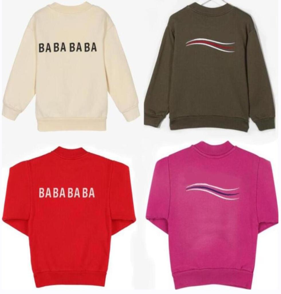 

Kids Hoodies Winter Boys Girls Warm Sweatshirts Loose Hoodie Fashion Letters Wave Printed Streetwear Hiphop Tops Children Tops Bab9033683, Gray