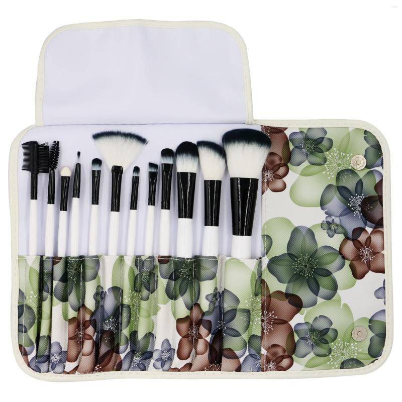 

Makeup Brushes RONSLORE 12pcs Brush Set Make Up Tools Foundation Beauty Powder Eyeshadow Eyeliner Lip Blusher With Bag
