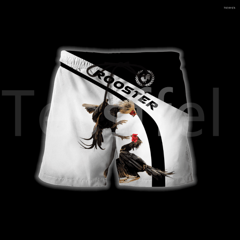 

Men' Shorts Rooster Chicken Cock Animal Camo Tattoo Fashion Men/Women 3DPrint Summer Streetwear Beach Funny Short Pants 3
