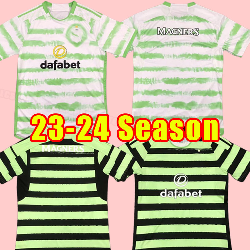 

23 24 Celtic away home soccer jerseys EDOUARD 2023 2024 BROWN DUFFY TAYLOR ELYOUNOUSSI MCGREGOR away black FANS player version football shirts