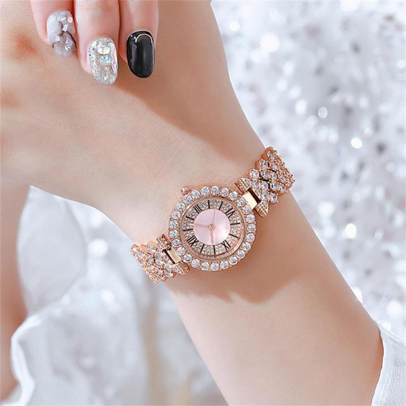 

Wristwatches Women's Watch Bracelet Set Jewelry Diamond Elegant Quartz Luxury Fashion Trend Business Girl Anniversary Birthday Gift, Single watch 06