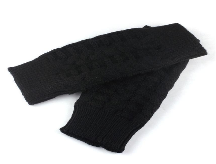

KANCOOLD female mittens Fashion 1 Pair Unisex Men Crochet Knitting Arm Fingerless Gloves Soft Winter Warm Mitten For PSEPT16155291