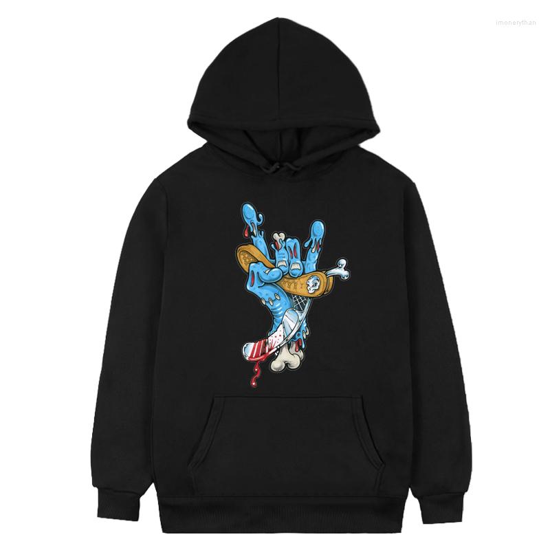 

Men's Hoodies Interesting Hand Gestures Custom Comfortable Cartoon Unisex Letters Couple Manga Cool Sweatshirt Tops Creative Pair Cute