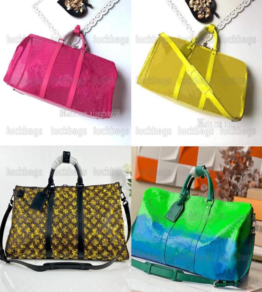 

2023 Men Basketball Bag KEEPALL Quality Leather Mens Weekend Travel New Bags Sport Handbags Luggage Totes 50cm 45cm7605186, Light grey