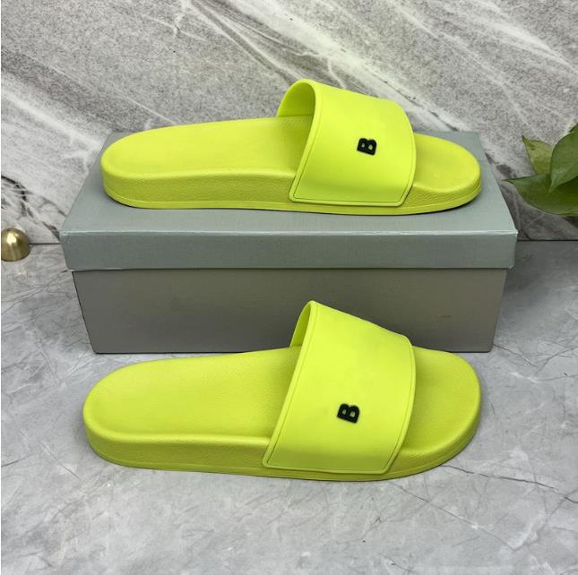 

526 Fashion slipper sliders Paris slides sandals slippers for men women WITH ORIGINAL BOX Hot Designer unisex beach flip ASAFSAFDSA, A+