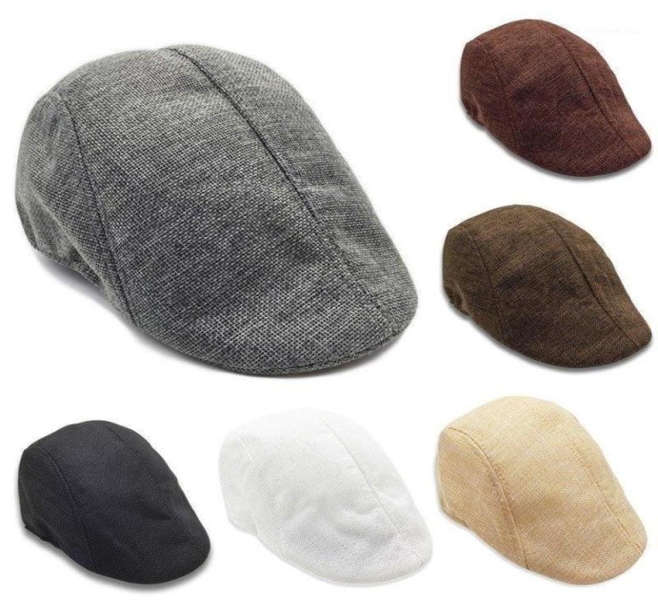 

Berets Retro Mens Hat Summer Women Hats Visor Sunhat Mesh Running Sport Casual Breathable Beret Flat Cap Peaky Blinders14720409, White