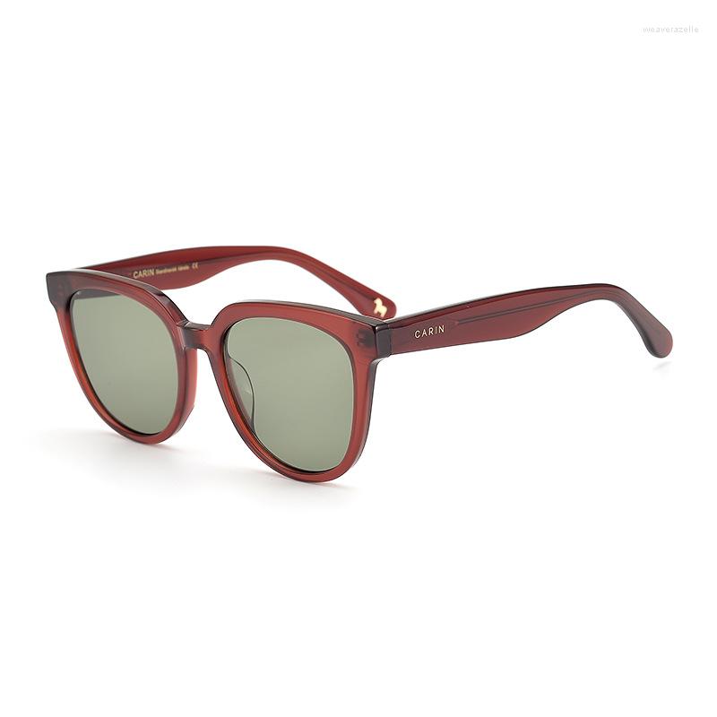 

Sunglasses 2023 Fashion Vintage Kirsten Big Face Acetate Personalize Heart Shape Design Handle Women Man