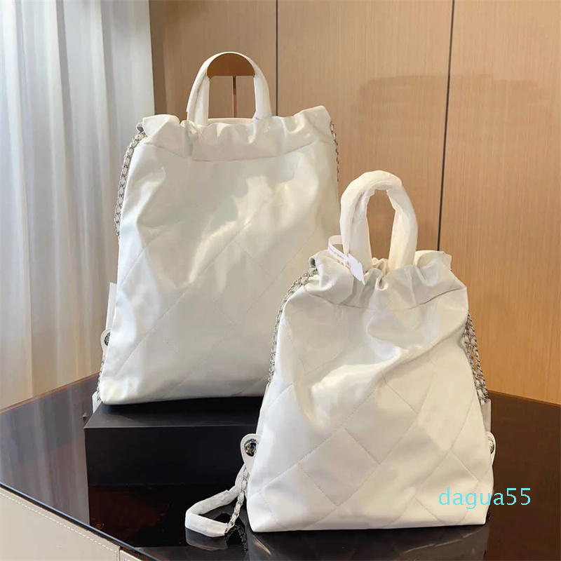 

Designer mirror Quality designer Bag women men garbage bag Drawstring Designer Backpacks Designer shoulder Bag Leather Casual Back Pack, Pink