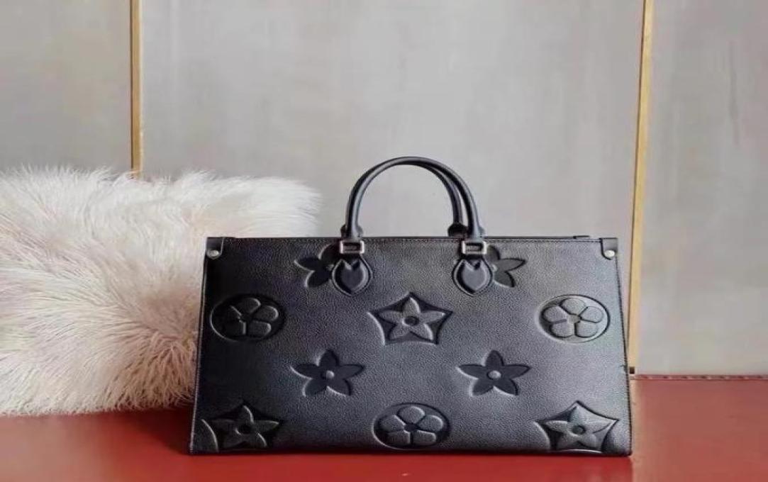 

FASHION Crafty ONTHEGO PM WOMEN luxurys designers bags Embossing Monograms genuine leather lady Handbags messenger crossbody shoul4823661, Sky blue