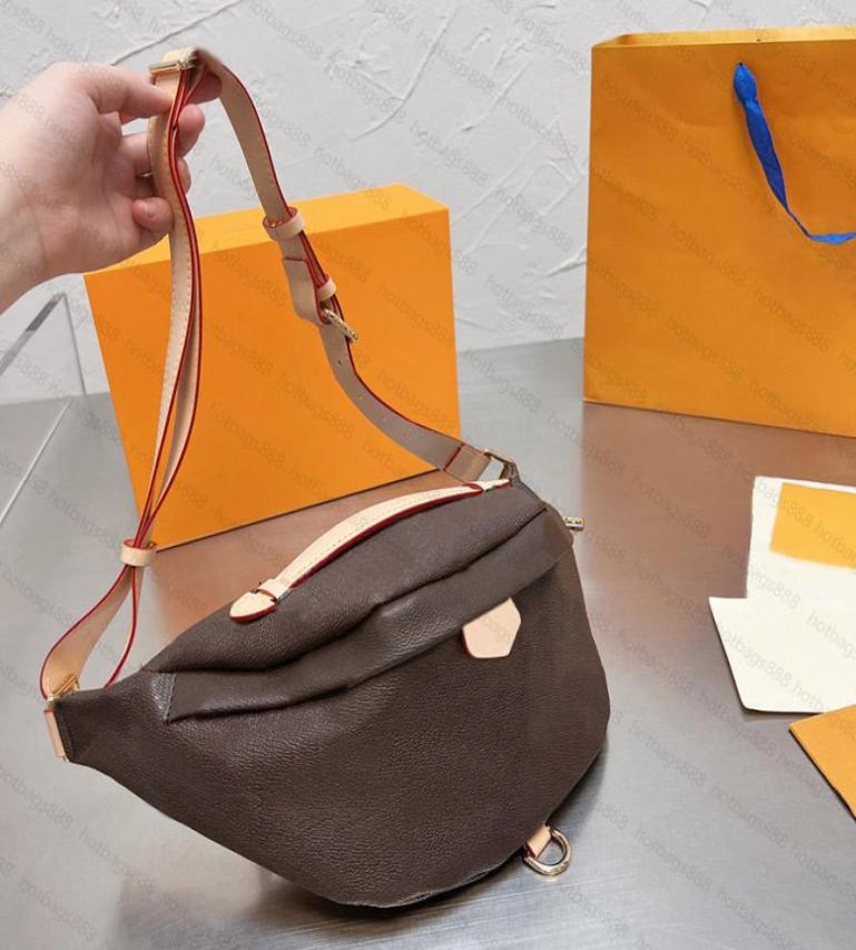 

Designer Luxury Waist Bags Cross Body Newest Handbag Famous Bumbag Fashion Waist Purse Shoulder Bag Brown Bum Fanny Pack3960322