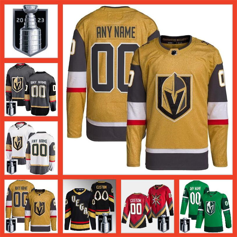 

2023 Stanley Cup Jerseys Custom Vegas Golden Knights Hockey NHLDf Jack Eichel Mark Stone William Karlsson Alex Pietrangelo Jonathan Marchessault Shea Theodore, Color