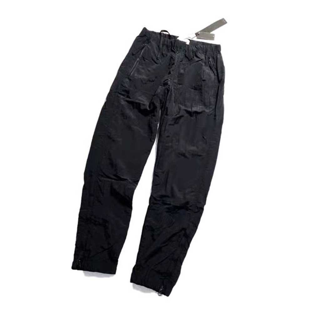 

*2801 Men's Pants 2022 Fashion New Style Metal Nylon Pocket Embroidered Badge Elastic Thin Casual XOK0, Black-2801