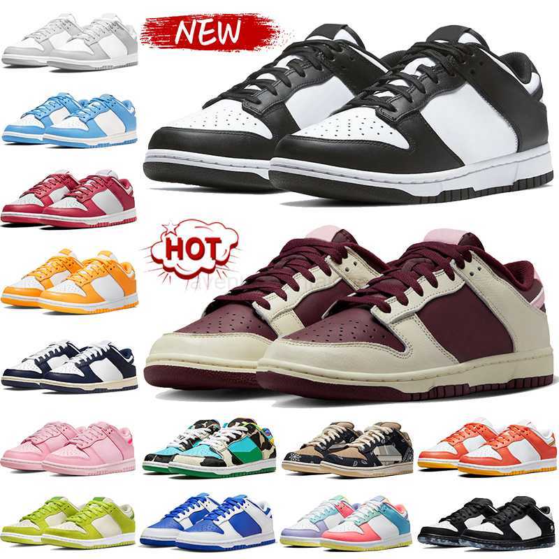 

2023 mens dunks Designer shoes low Valentines Day white gum black panda grey fog Reverse UNC vintage navy sneakers varsity green cactus Triple Pink womens trainers, 06 classic green