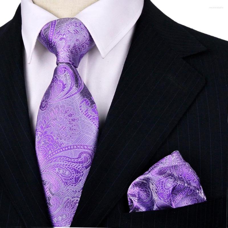 

Bow Ties Tie Set Floral Multicolor Mens Neckties Handkerchieves Silk Jacquard Woven Wholesale Casual Wedding