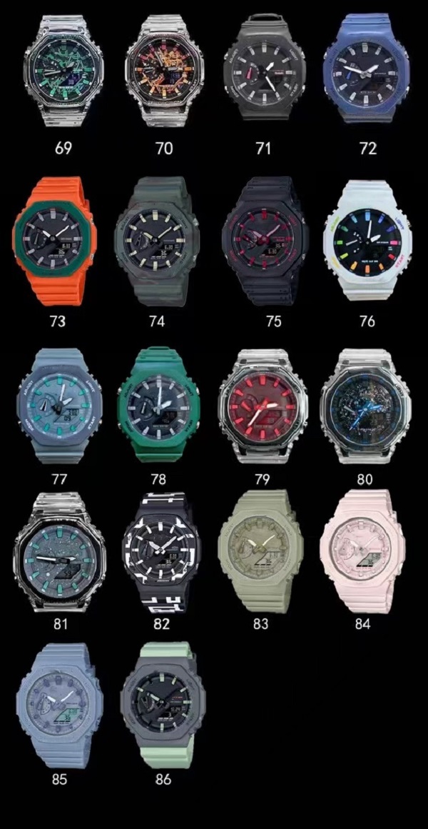 

Sports quartz digital men's watch Iced Out Watch detachable assembly Waterproof World Time Full function LED All hands can be operated