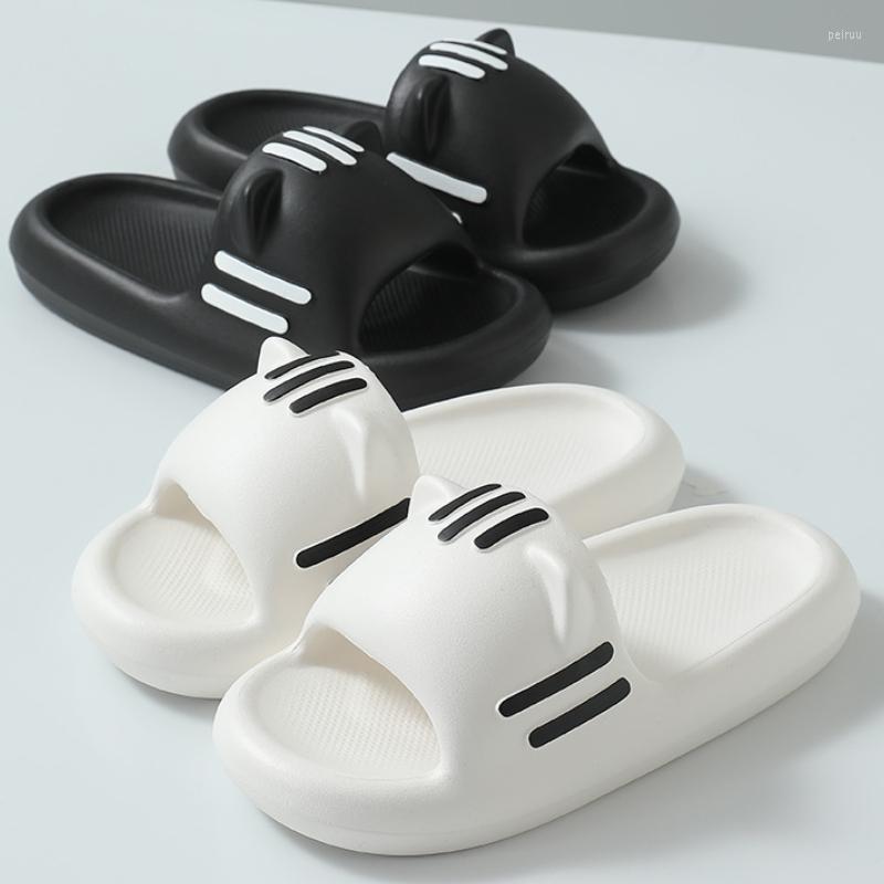 

Slippers Lovely Cartoon Women Soft Non-Slip Sandals Indoor Bathroom Couple Men Slides 2023 Summer Woman Platform Shoes, Blue