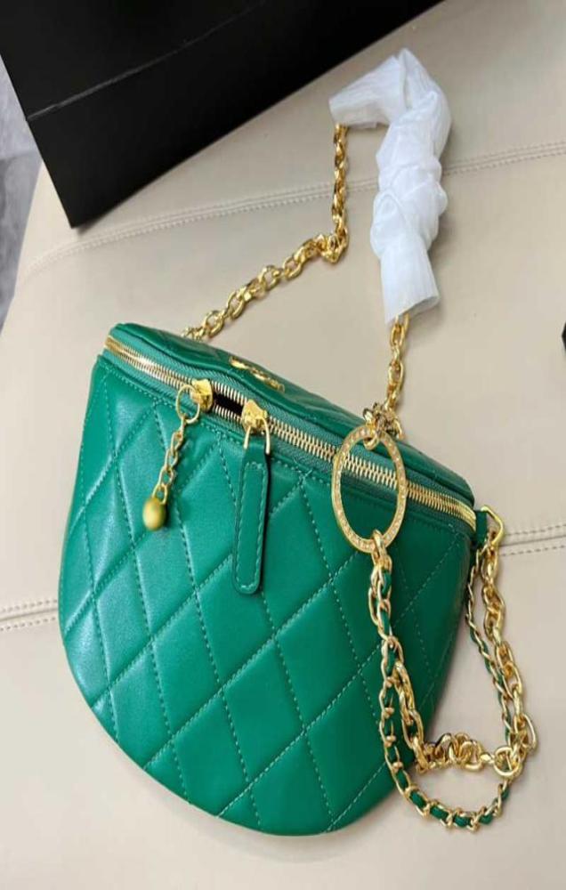 

2022 bag designer bags crossbody shoulder bags luxury high quality straps color genuine leather waist bag6958466, Sky blue