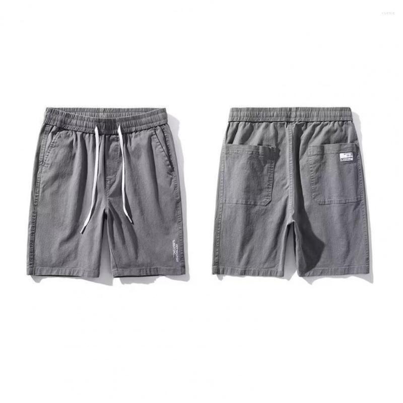 

Men's Shorts Sports Mid-Rise Teenager Solid Color Loose Fitness Running, Black