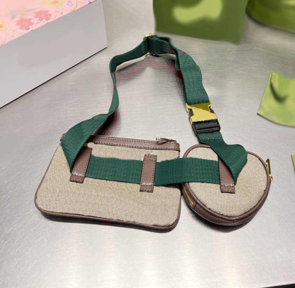 

waist bags canvas men bumbag designer bum bag Fashion Heart Shoulder Purse Shopping Handbags fanny packs women belt bags 2212282808108, Brown