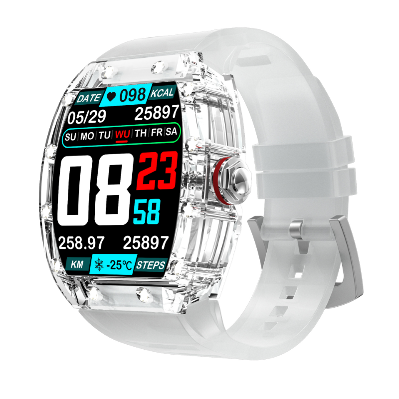 

YEZHOU ultra Smart Watch android Original Richard Tonneau Transparent Case Waterproof Luminous Trendy smart watches for iphone