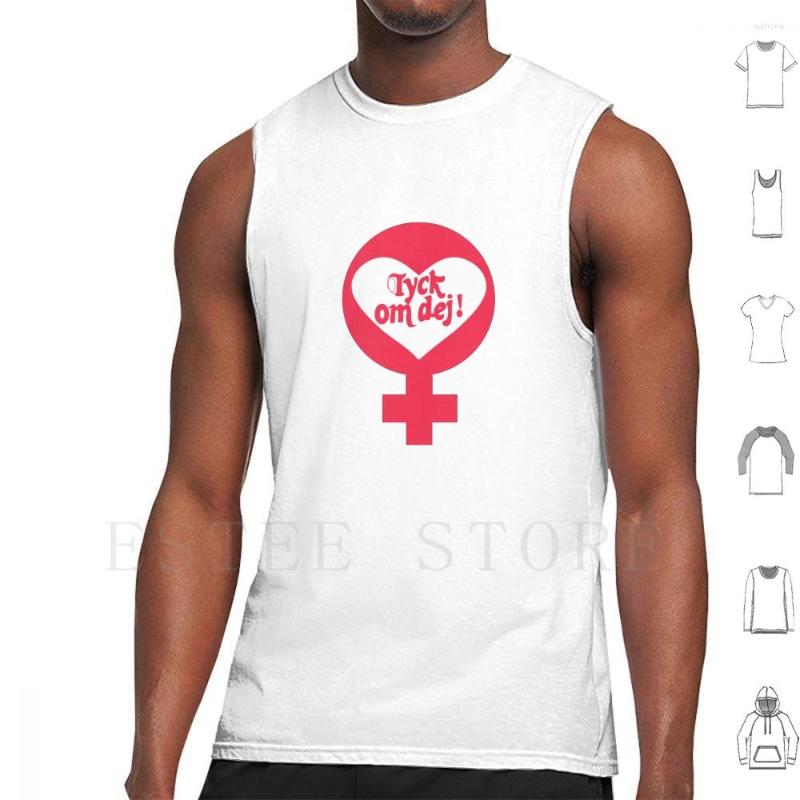 

Men's Tank Tops Tyck Om Dej Vest Love Female Heart 70s Red Pink Retro Vintage Cute Agnetha Swedish, M-tank-gray