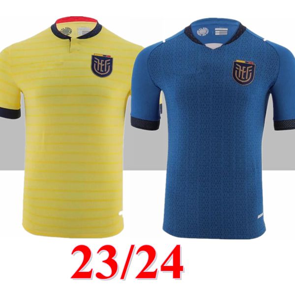 

2023 Ecuador Soccer Jerseys National Team MENA 23 24 ESTUPINAN MARTINEZ HINCAPIE D. PALACIOS . CAICEDO adult kid kits home away football shirt, Black