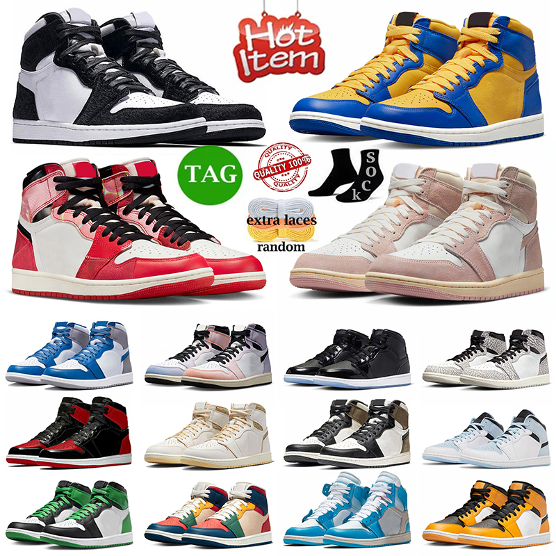 

2023 OG High Travis 1s Basketball Shoes Black White Spider-Verse Jumpman 1 Low Black Phantom Reverse Mocha Jordens Unc Next Chapter Off Mens Women Trainers Sneakers, Royal toe