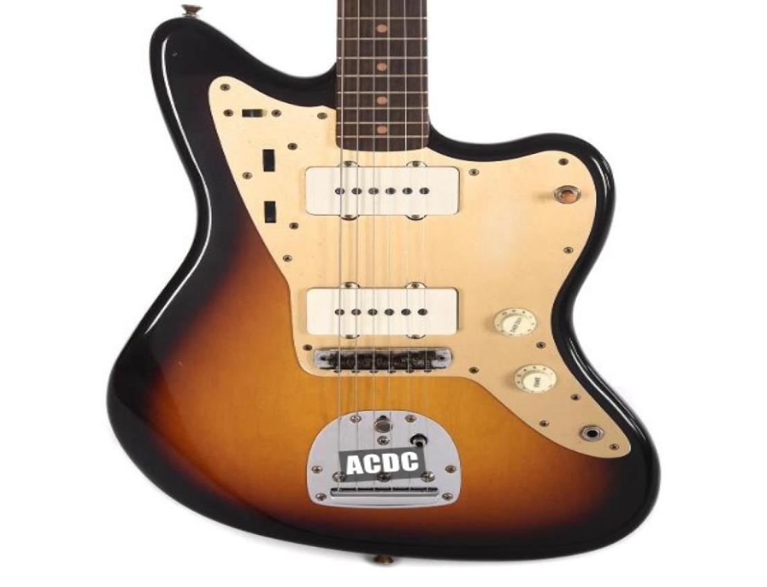 

Custom 1959 Jazzmaster Journeyman Faded 3Tone Sunburst Electric Guitar Wide Lollar Pickups Alder Body Amber Switch Cap Vintage9216174