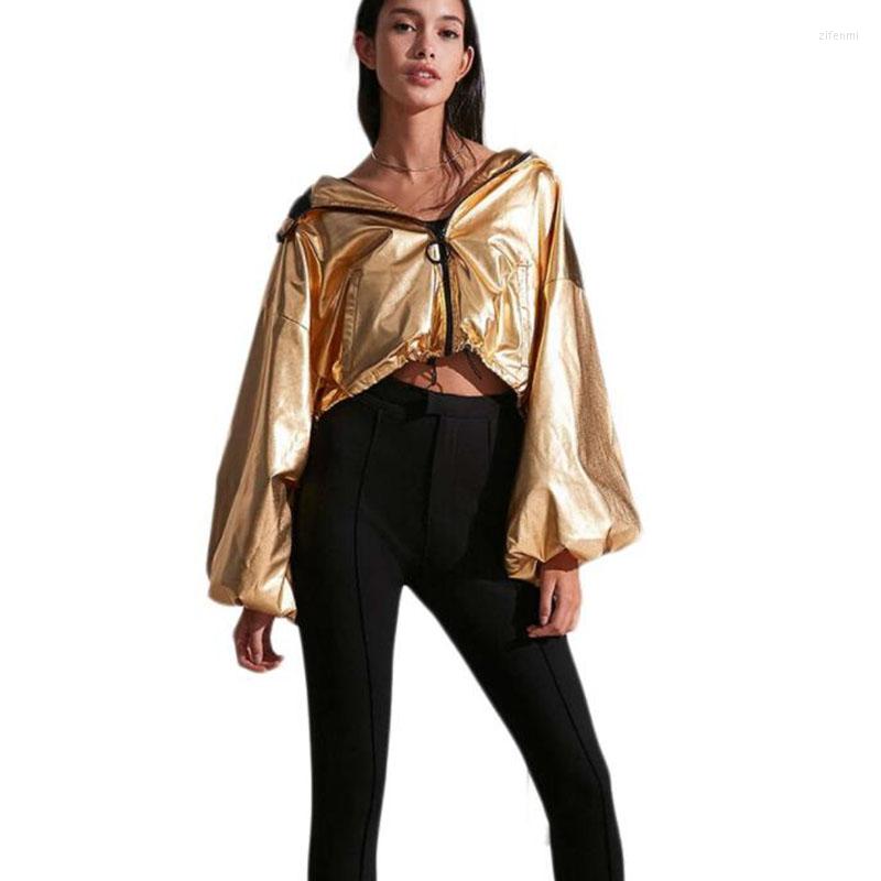

Women' Jackets Female Jacket Feminine Top Simple Gold Casual Women' Coat 2023 Fashion Spring And Autumn Long-Sleeved Tide Y89, Picture color