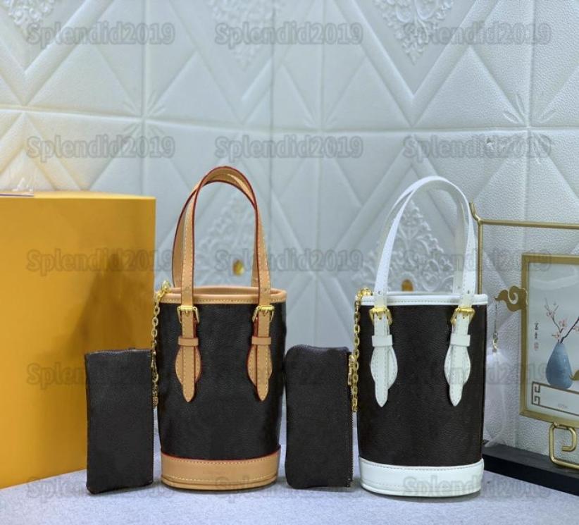 

M81489 Nano Bucket Designer Luxury Mini Bag Match Series TOTE Handbag Crossbody Shoulder Bags Messenger Purse High Quality Monogra9360618, Red