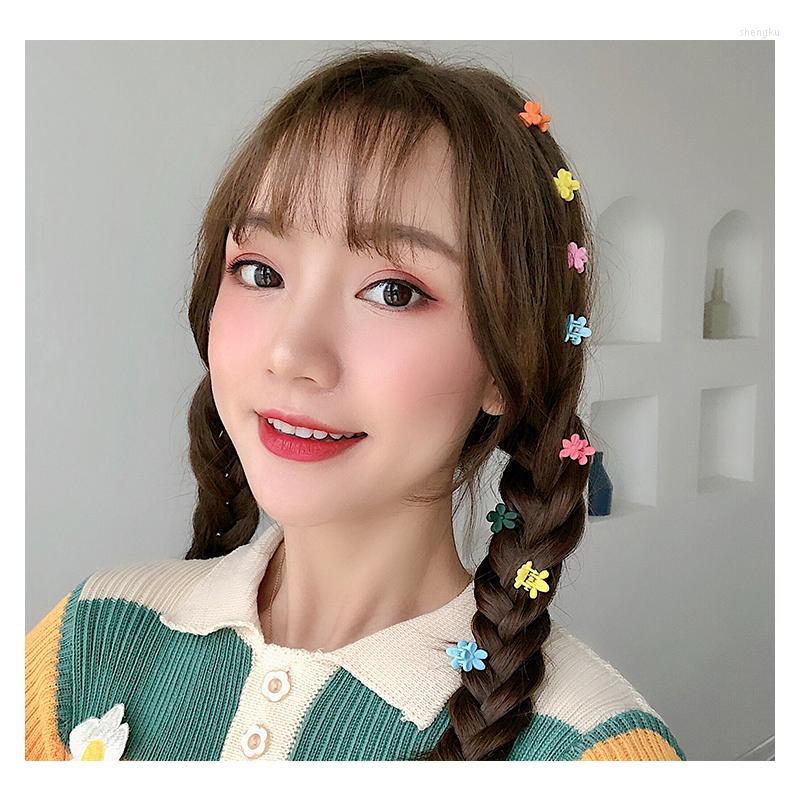 

Hair Accessories 25Pcs/Set Candy Color Claw Mini Cute Clips Beads Hollow Plastic Hairpins For Girls Braids Fashion Simple Headwear, C-2