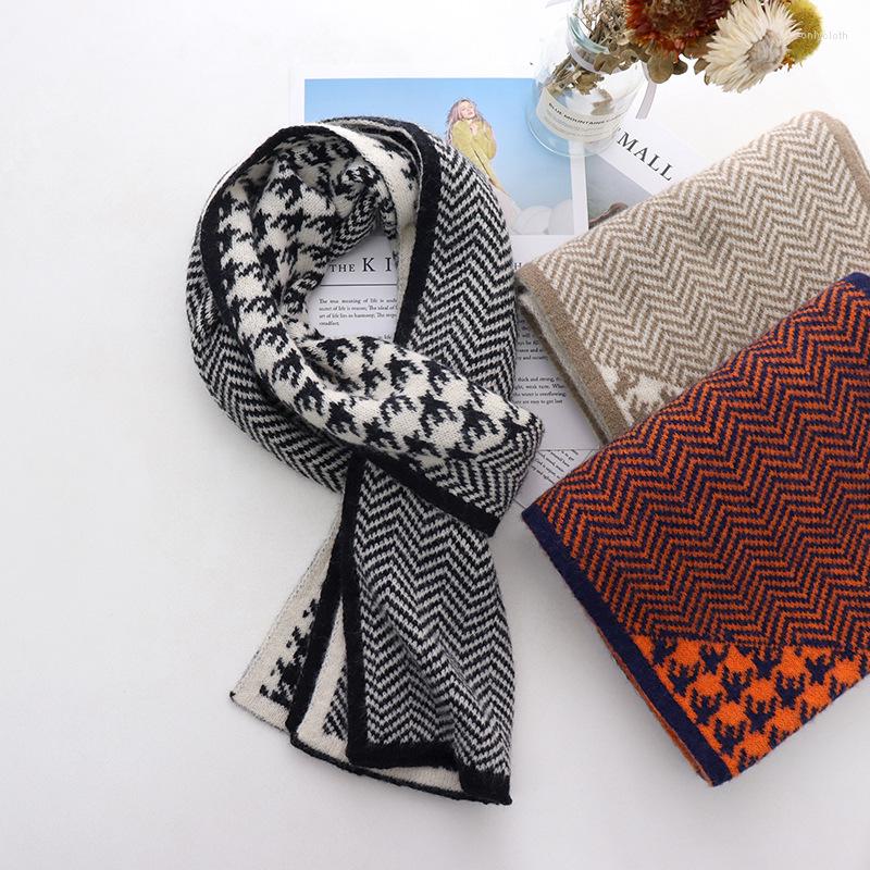 

Scarves Scarf Women Autumn And Winter Warm Imitation Cashmere Plaid Fashion Versatile Thickened Korean Cape
