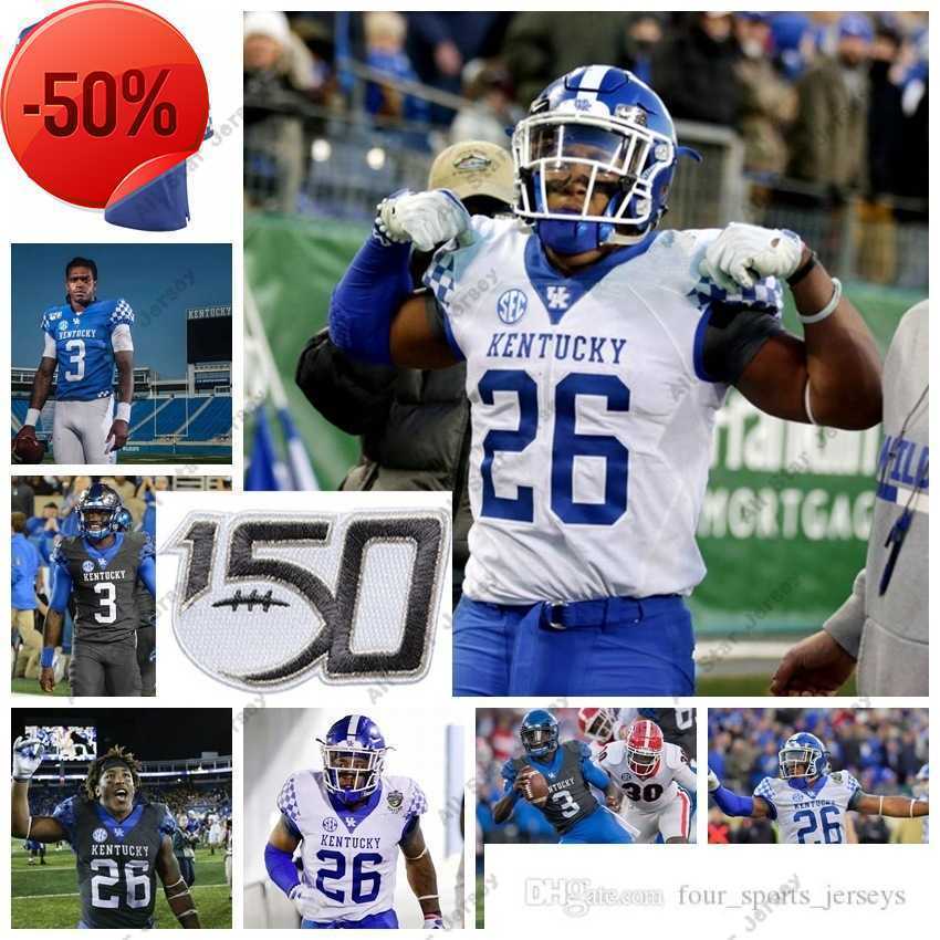 

American College Football Wear American College Football Wear NCAA Kentucky Wildcats College Football Jerseys 18 Randall Cobb 9 Davonte Robinson 33 David Bouvier 5, Mens blue