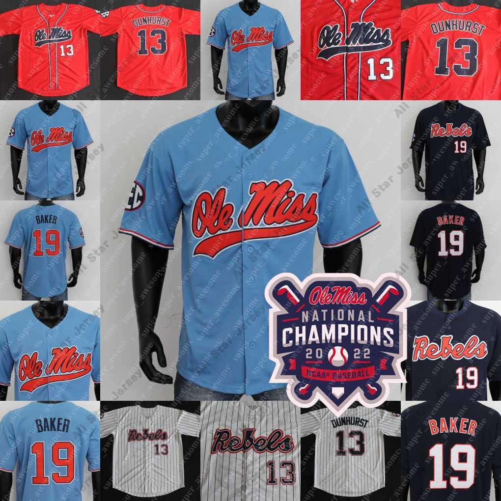 

Baseball Jerseys Baseball Jerseys 2022 Champions Ole Miss Rebels Baseball Jersey TJ McCants Jacob Gonzalez Anthony Servideo Peyton Chatagnier Elko Kevin, White pinstripe no name 2022 champions