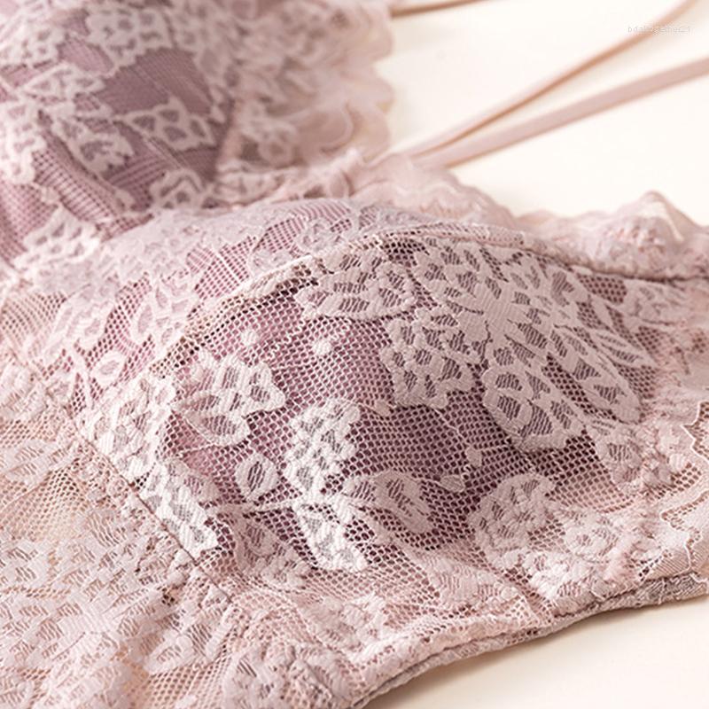 

Camisoles & Tanks 2023 For Female Lace Top Underwear Women's Long Beautiful Back Strap Wrap Chest Vest Sexy Lingerie Women Body, Beige