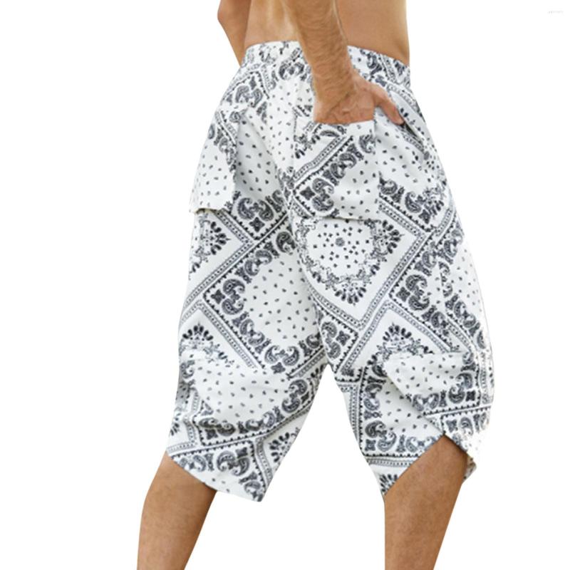 

Men' Shorts Male Casual Pants Solid Color Trend Youth Summer Mens Sweatpants Fitness Running For Man, White