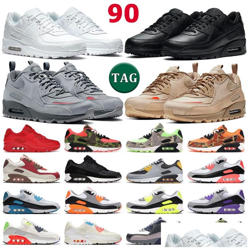 

Athletic Outdoor 2023 Men Women Running Shoes Triple Black White Gum Red Reverse Duck Camo Bacon Surplus Wolf Grey Infrared Og Vol Dh3T9