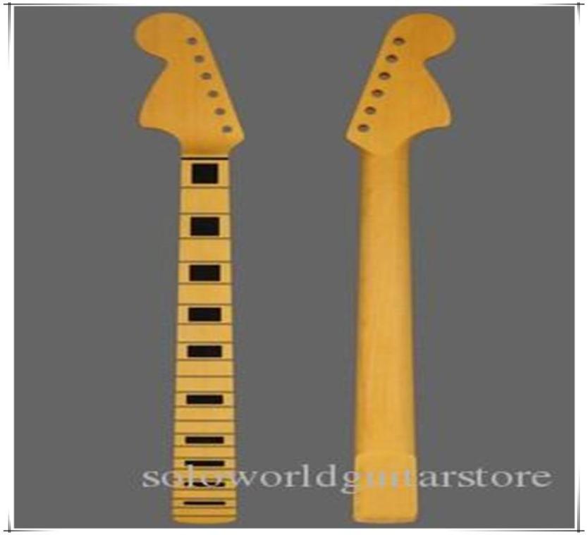 

LefthandedRighthanded 6 Strings Yellow Electric Guitar Neck with Maple FingerboardCan be customized as request8854549