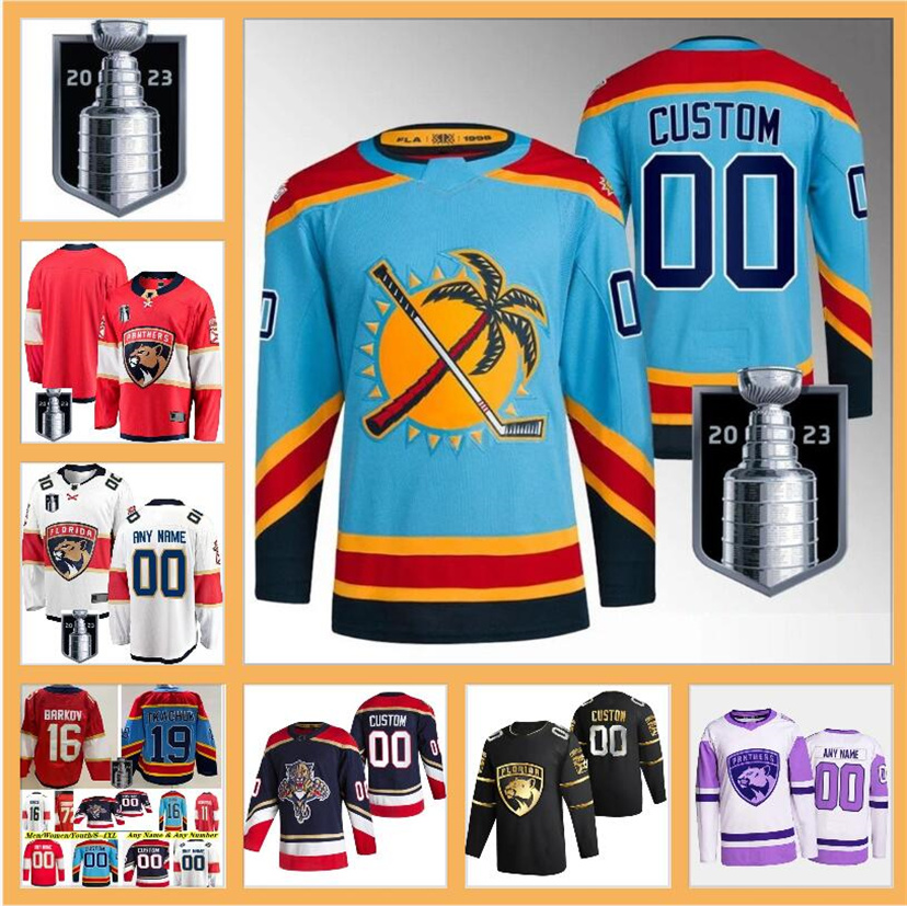 

Matthew Tkachuk Floridas Stanley Cup Final Jersey Panther Aleksander MNHLYYY Barkov Anton Lundell Carter Verhaeghe Aaron Ekblad Ryan Lomberg Patric Hornqvist, Color