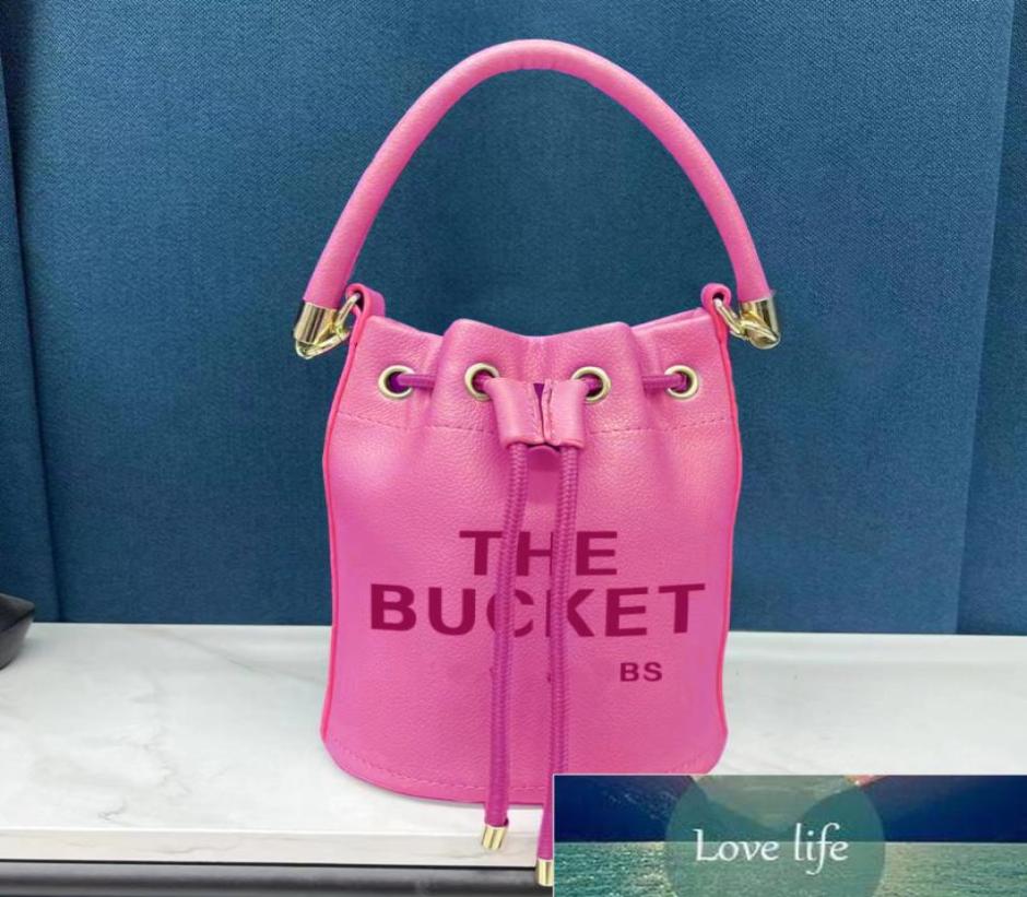 

Women Solid Shoulder Bags with letters print Fashion Bucket Bag leather Shopping Bag Designer Handbags High Quality Cross Body wit7111268, Sky blue