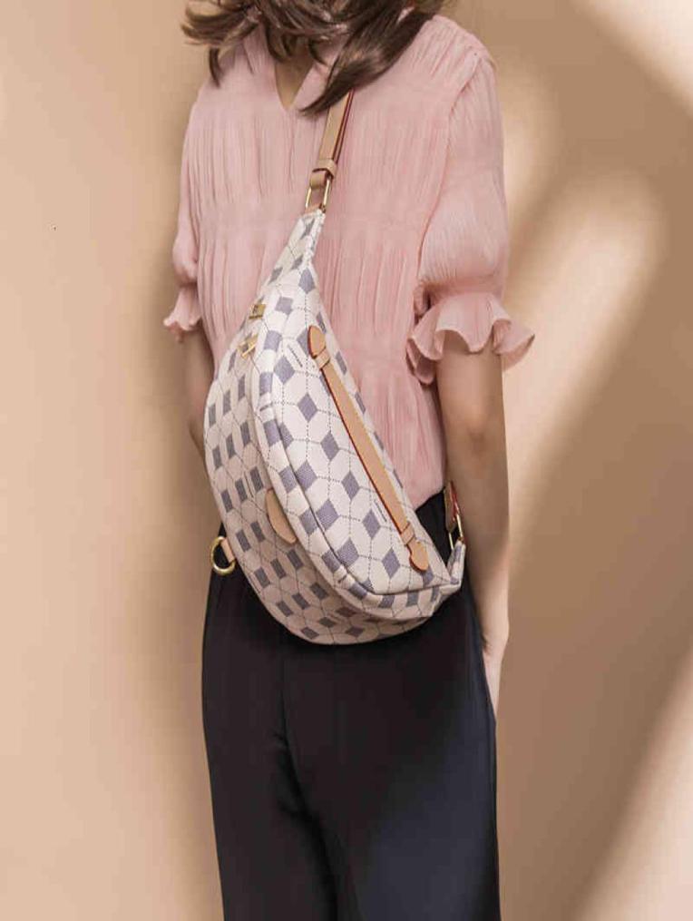 

designersBreast bag female dumpling 2021 new fashion Korean version simple one shoulder net red large capacity messenger waist1097084, Beige